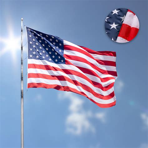 EcoNour American Flag for Outside 3x5 | Outdoor American Flag Heavy ...