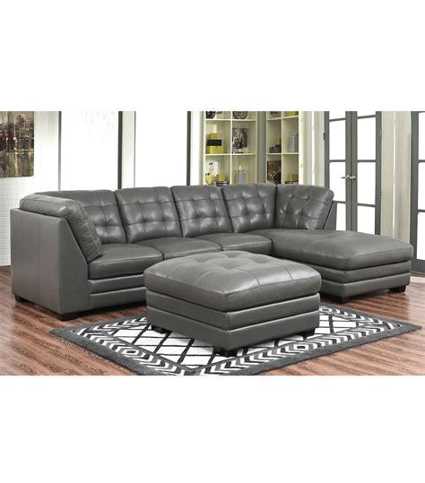 15 Best Collection of Leather Sectionals with Ottoman