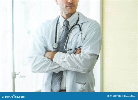 Doctor in Professional Uniform Working at Hospital Stock Photo - Image ...