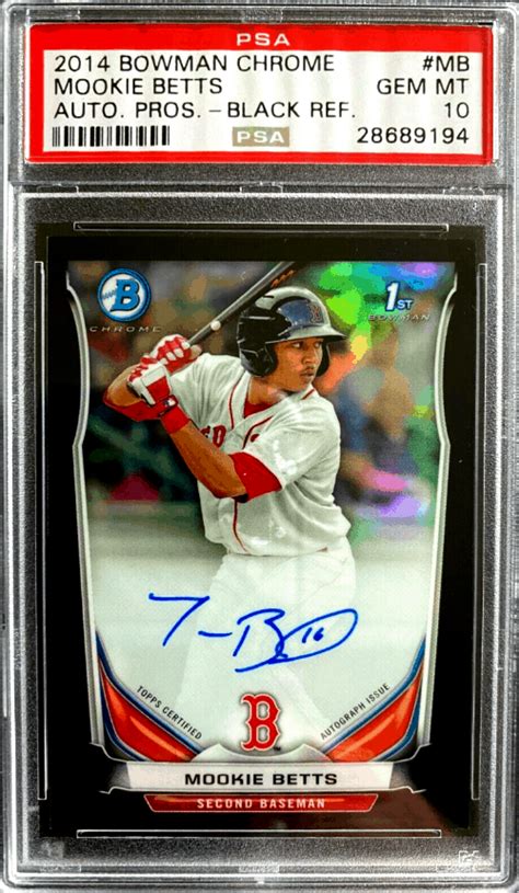 Mookie Betts Rookie Card – Best Cards, Value, and Risk/Profit Analysis ...