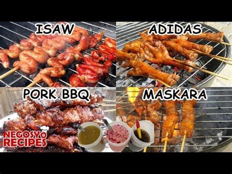 Filipino BBQ Recipe Compilation | Pork BBQ, Isaw, Chicken Feet, Maskara ...