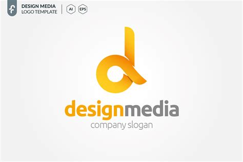 Design Media Logo | Creative Logo Templates ~ Creative Market