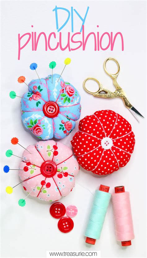 DIY Pin Cushion - Cute Pincushion Tutorial | TREASURIE