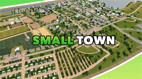 Building a Small Town in the country side without mods in Cities: Skylines | Vanilla City Design ...