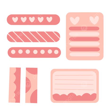 Pastel Pink Journal Post It, Pastel Journal, Post It, Note PNG Transparent Clipart Image and PSD ...