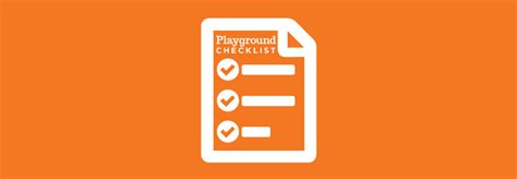 Playground Safety Checklist