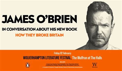 James O'Brien In Conversation tickets in Wolverhampton at The Wulfrun at The Halls Wolverhampton ...