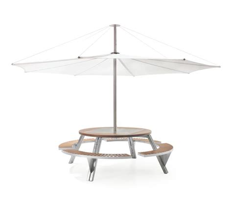 Round Picnic Table | Outdoor umbrella table, Round picnic table, Round ...