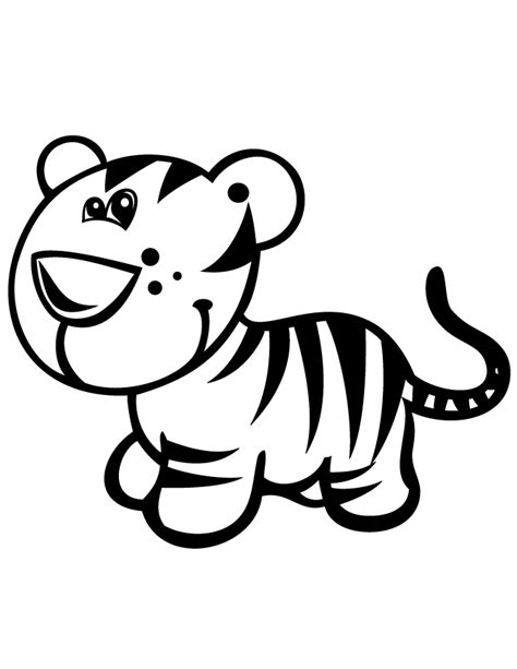 Baby Tiger Coloring Pages - Coloring Home