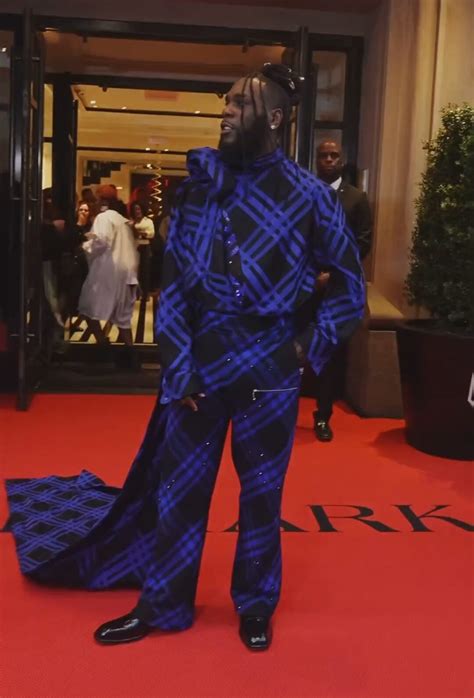 How The African Giant — Burna Boy — Conquered The 2023 Met Gala Carpet ...