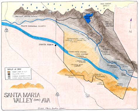 Winegrowing Santa Maria Valley (+ a hand drawn map) | Hawk Wakawaka Wine Reviews