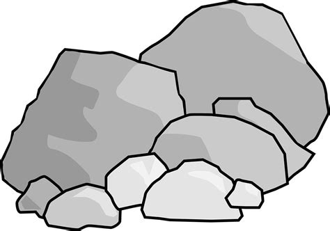 Rocks Boulders · Free vector graphic on Pixabay