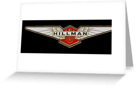 "Classic Car Logos - Hillman" Greeting Cards by brookestead | Redbubble