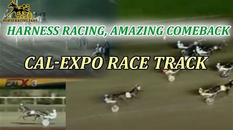 Harness Racing, Amazing Comeback! - Cal-Expo Race Track - YouTube