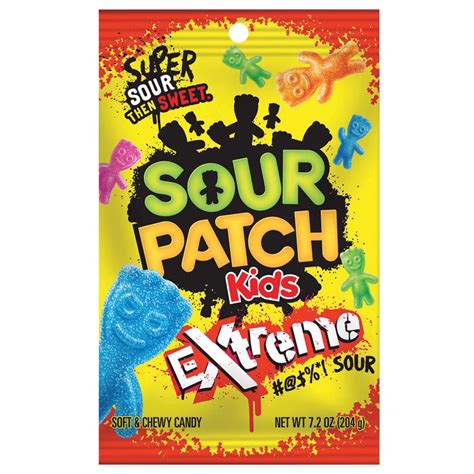 Sour Patch Kids Candy, Extreme Flavor, 7.2 oz - Walmart.com - Walmart.com