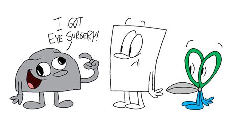 Rock gets eye surgery by JazzyTheDeviant on DeviantArt