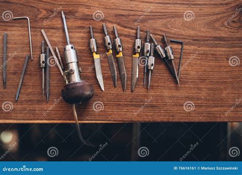 Engraving Tools for Jewelry Making Stock Image - Image of handiwork ...