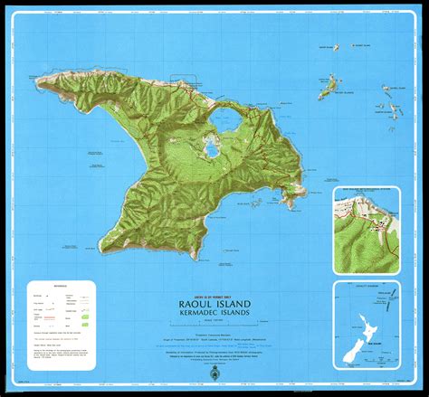 Raoul Island Map - Raoul Island • mappery