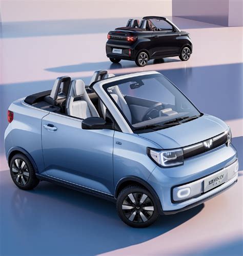 Wuling Mini EV Cabrio Unveiled In China