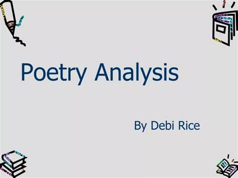 PPT - Poetry Analysis PowerPoint Presentation, free download - ID:1867048