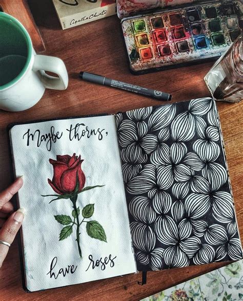 Journal ideas with painting tips in 2021 | Scrapbook journal, Art diary, Creative journal