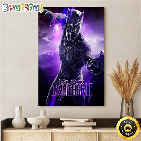 Black Panther 2 Marvel Poster Canvas