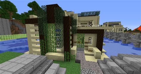 Modern beach-house Minecraft Project