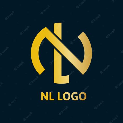 Premium Vector | NL LOGO NL GOLDEN LOGO