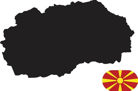 map and flag of macedonia 11175883 Vector Art at Vecteezy