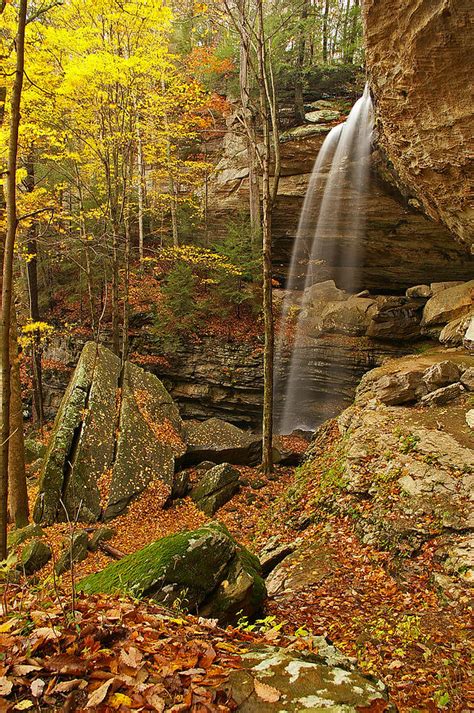 Anglin Falls Berea Kentucky Photograph by Ulrich Burkhalter