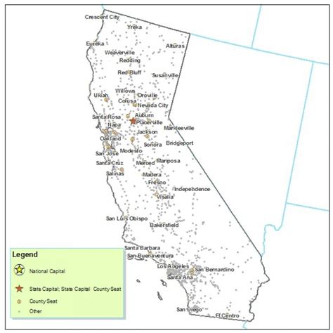 California City Map | California Maps - Map of California - California ...