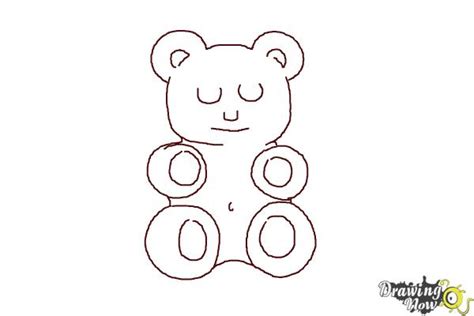 How to Draw a Gummy Bear - DrawingNow