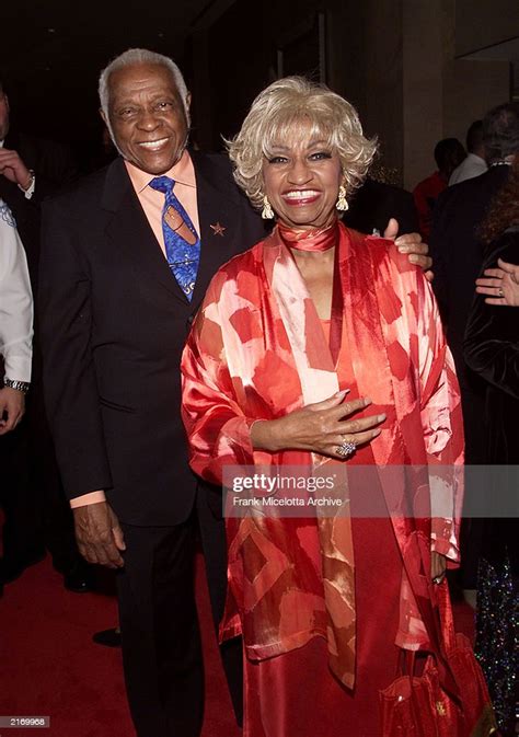 Cuban salsa singer Celia Cruz and her husband Pedro Knight arrive at... News Photo - Getty Images