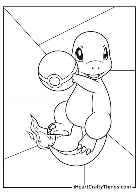 Charmander Coloring Pages | Pokemon coloring pages, Pokemon coloring ...