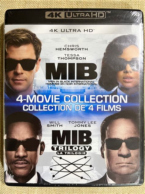 MIB 4 movies collection 4k UHD, Hobbies & Toys, Music & Media, CDs & DVDs on Carousell