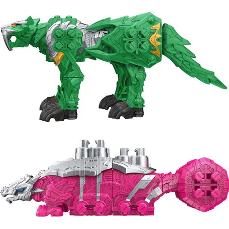 Power Rangers Dino Fury Ankylo Hammer and Tiger Claw Zord Set