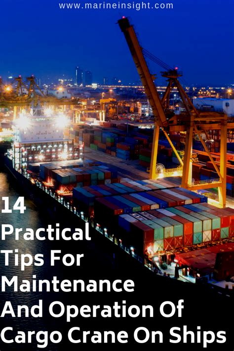 14 Practical Tips For Maintenance And Operation Of Cargo Crane On Ships ...