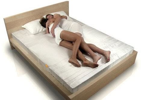 mattress with slots for arms and legs | Dornob