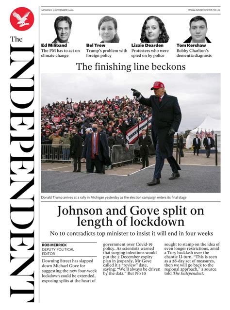 Get digital access to The Independent - November 02, 2020 issue ...