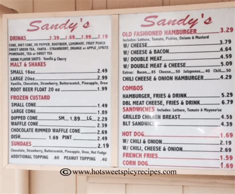 Sandy’s Hamburgers – Restaurant Review | Hot Sweet Spicy Recipes