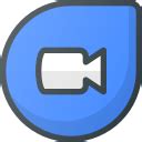 Google Duo Icon Aesthetic Baby Blue / Light Blue Google Icon Google Icons Ios App Icon Design ...