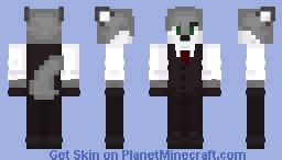 updated — furry (gray wolf) Minecraft Skin