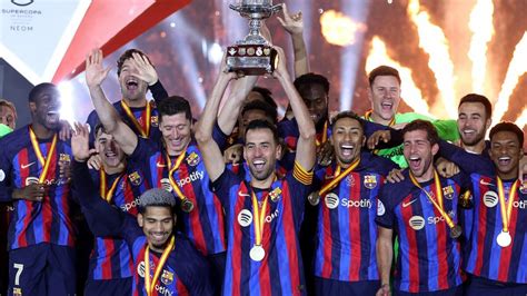 Supercopa: Xavi wins first trophy as Barcelona boss with 3-0 victory ...