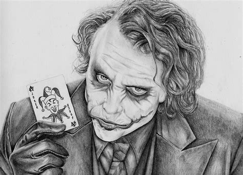 Heath Ledger Joker by meralc on DeviantArt