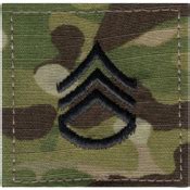 Purchase Official U.S. Made Embroidered Rank Insignia Staff Sergeant Patch | CamouflageUSA