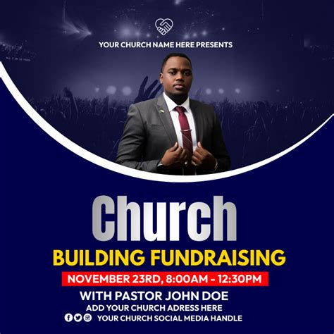 church building fundraiser Template | PosterMyWall