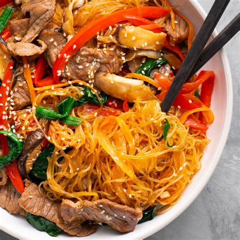 Korean Japchae Noodles | Marion's Kitchen