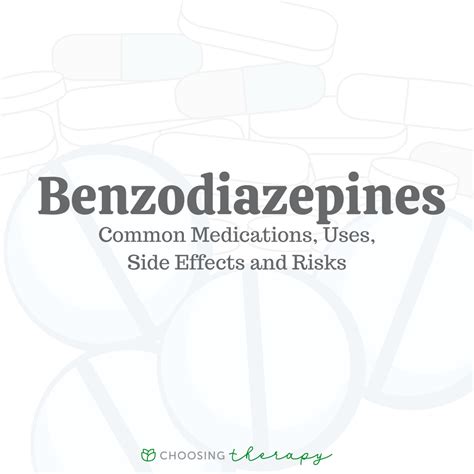 Common Benzodiazepines: Side Effects & Risk Factors