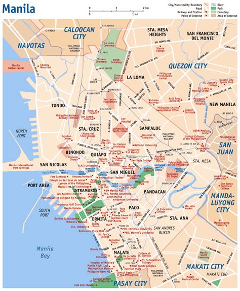 Detailed Street Maps Of Manila
