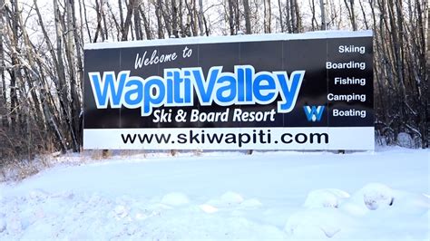 Wapiti Valley Ski Hill - YouTube